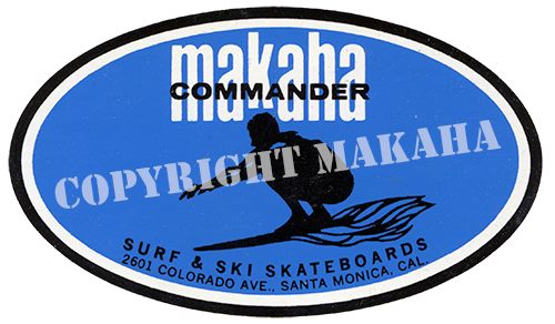 Makaha Commander sticker